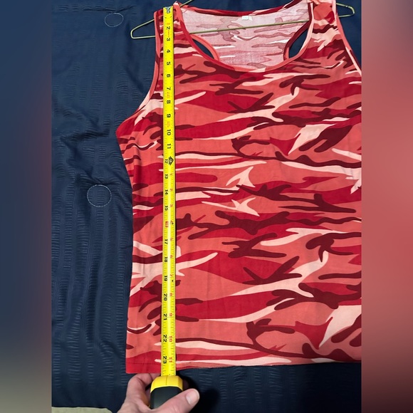 Red Camo Racerback Tank Top - NWOT - Picture 7 of 7